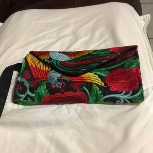 COPY - Embroidered clutch/wristlet